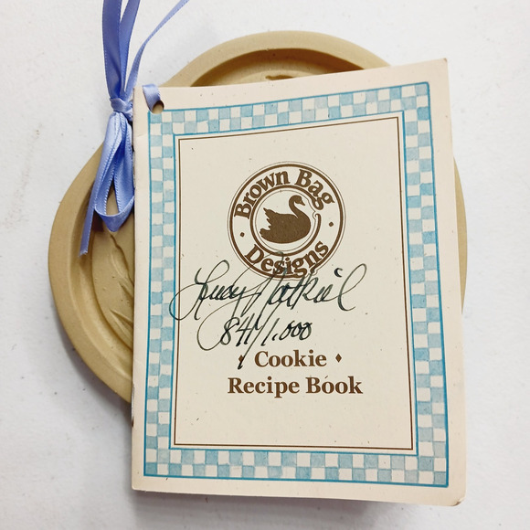 Brown Bag Cookie Mold Rare Signed VTG 2005 841/1000 Swan Song Heart Original Pkg - Picture 8 of 11